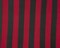 Red-Black Poly Stretch Spandex Vertical Stripe Print DB Jersey Knit Fabric By the Yard